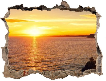 Wallmuralia Naklejka Fototapeta Na Ścianę Zachód Słońca Morze 95X64Cm
