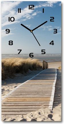 Wallmuralia Zegar Ścienny Cichy Ścieżka Na Plażę 30X60Cm (plzsp30x60f31531037)