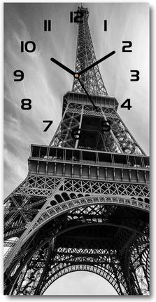 Wallmuralia Zegar Ścienny Wieża Eiffla Paryż 30X60Cm (plzsp30x60f127407708)