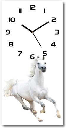 Wallmuralia Zegar Ścienny Biały Koń W Galopie 30X60Cm (plzsp30x60f99028092)