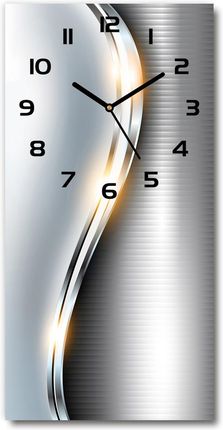 Wallmuralia Zegar Ścienny Metalowa Abstrakcja 30X60Cm (plzsp30x60s97731386)