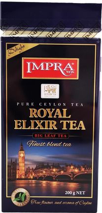 Impra Tea Royal Elixir Czarna Liściasta w Puszce 200G