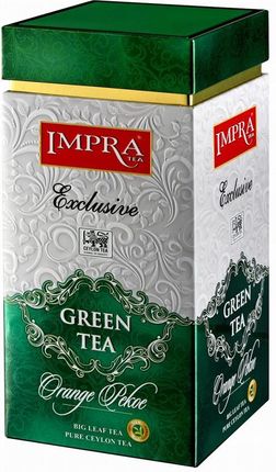 Impra Tea Green Tea Herbata Zielona Liściasta w Puszce 200G