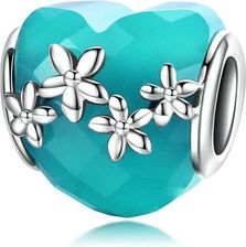 Valerio Charms Turkusowe Serce Bead176