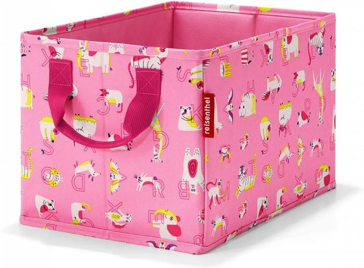 Reisenthel storagebox kids abc friends pink Beauty Case, 34 cm, 18 liters, Rosa (Abc Pink