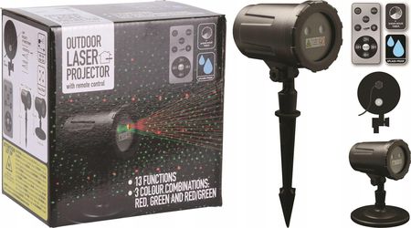 Projektor laserowy świąteczny + pilot 779271