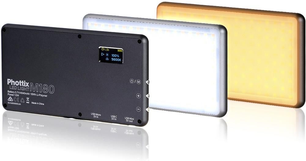 Phottix M180 LED Light (Rose Gold)