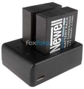 Zestaw Newell SDC-USB i dwa akumulatory SJ4000 do kamer sportowych