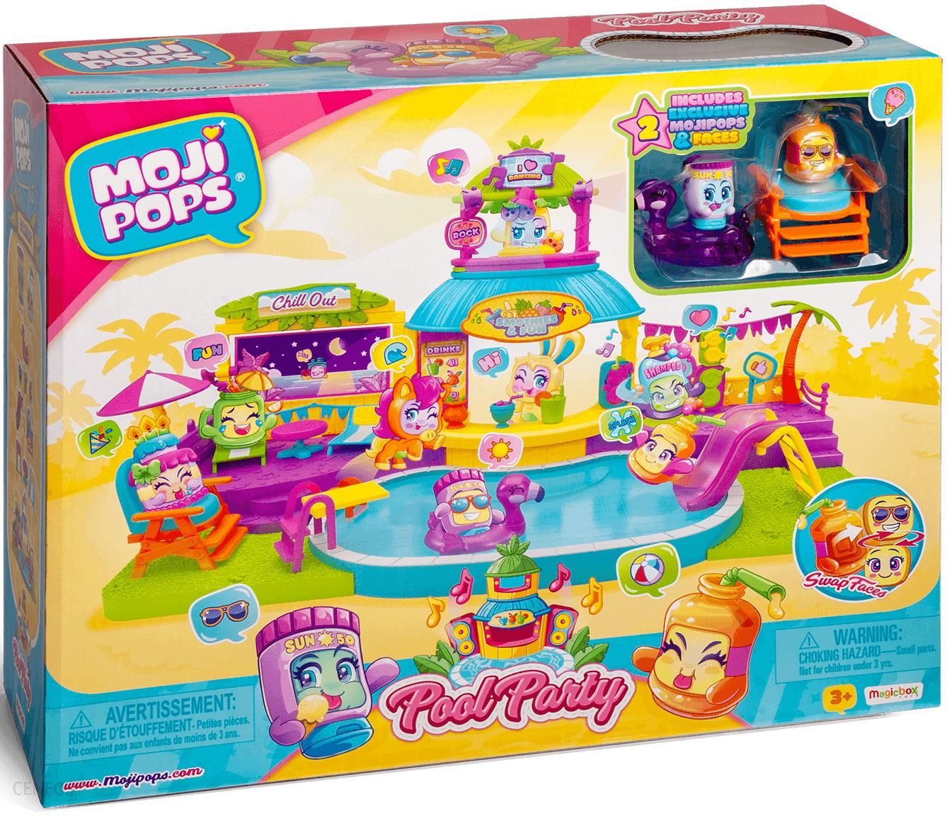 Pool Party Mojipops Moji pop. 2 exclusive mojipops et visages 