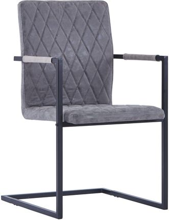 vidaXL Krzesła 6Szt Ciemnoszare (278637)