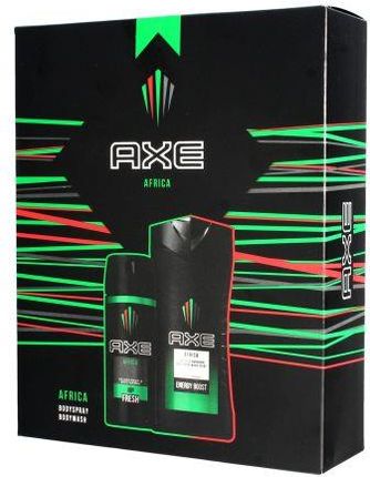 Axe Zestaw Prezentowy Africak Dezodorant Spray 150ml + Żel Pod Prysznic 250ml