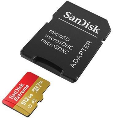 SanDisk Extreme 512GB Micro SD Memory Card for GoPro Works with GoPro Hero  10 Black Camera UHS-1 U3 / V30 A2 4K Class 10 SDSQXAV-512G-GN6MN Bundle