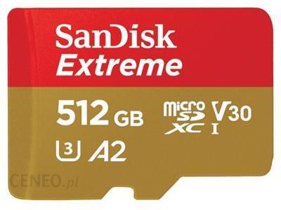 SDSDXXY-512G-GN4IN SANDISK - Carte mémoire, Extreme Pro; SDXC; R: 170MB/s;  W: 90MB/s; 512GB