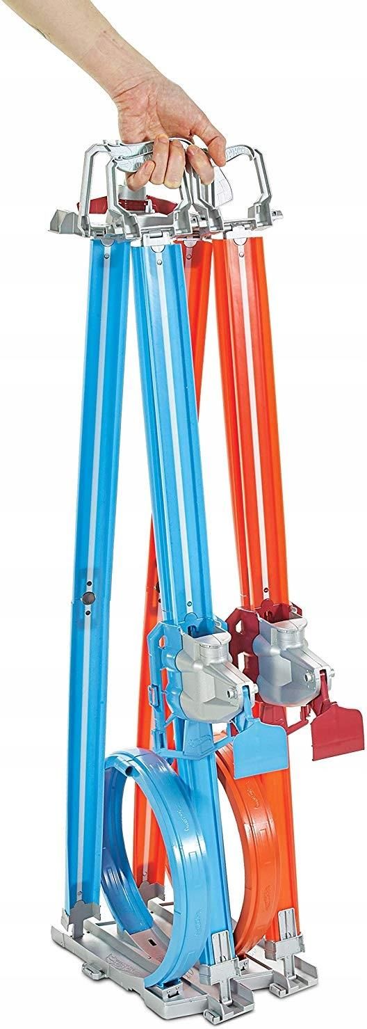 Hot Wheels City Zestaw Podwójna Pętla Tory GFH85 - zdjęcie 6 Hot Wheels City Zestaw Podwójna Pętla Tory GFH85