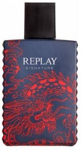 Replay Signature Red Dragon For Man Woda Toaletowa Spray REPLAY Signature woda perfumowana 50ml Ceneo.pl