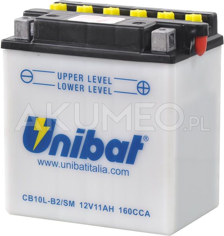 Batteria Moto/Scooter Originale Unibat Cb10L-B-P/Sm Per Piaggio Beverly