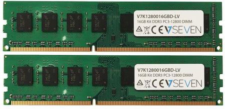 Pamięć RAM V7 16GB (2x8GB) DDR3 1600MHZ CL11 (V7K1280016GBD-LV)