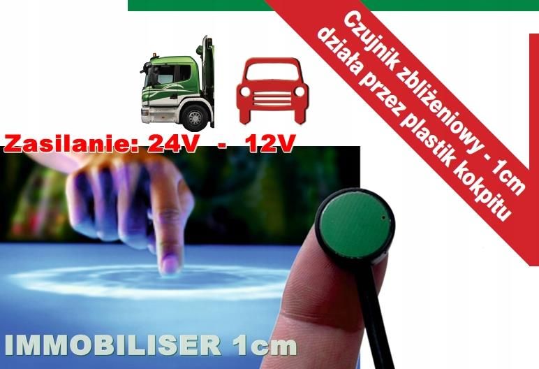 Immobilizer Zbliżeniowy Proxima 1cm 12V-24V - zdjęcie 1 Immobilizer Zbliżeniowy Proxima 1cm 12V-24V