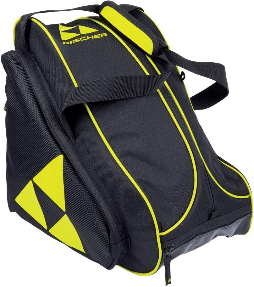 FISCHER SKIBOOTBAG ALPINE RACE BLACK/YELLOW - Housse chaussures de ski FISCHER SKIBOOTBAG ALPINE RACE BLACK/YELLOW - Housse chaussures de ski