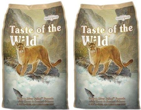 Taste Of The Wild Canyon River Feline Pstrąg i wędzony łosoś 2x2kg
