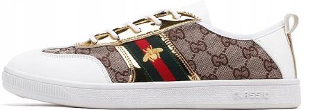 Buty Gucci w stylu jesień mała pszczoła brązowy 41 - Ceny i opinie