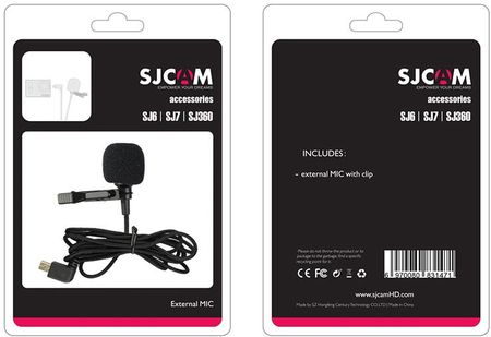 Zewnętrzny mikrofon SJCAM do SJ6 Legend / SJ7 Star / SJ360