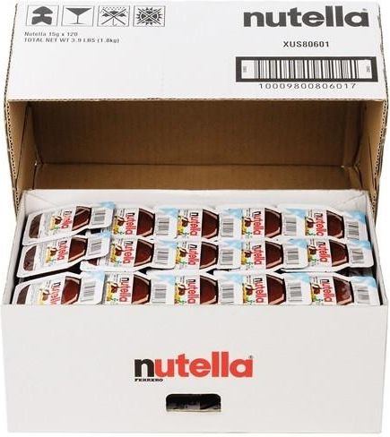 Nutella Krem Orzechowo Kakaowy Mini 15gx120szt - zdjęcie 3 Nutella Krem Orzechowo Kakaowy Mini 15gx120szt