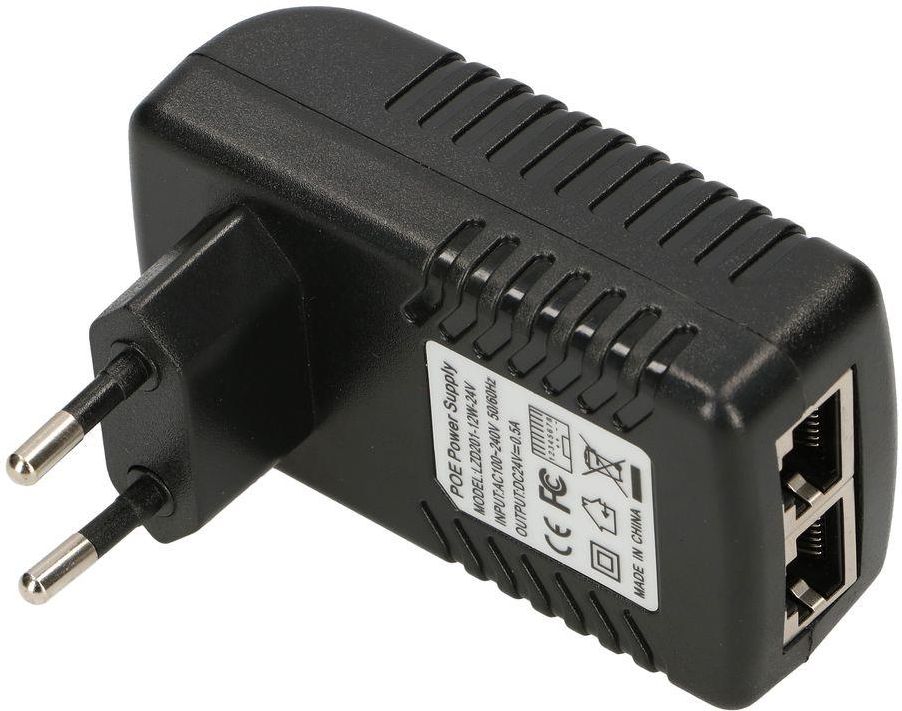 EXTRALINK   POE-24-12W 24V 12W 0.5A POWER ADAPTER WALL PLUG   (EX14213)