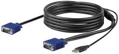 STARTECH.COM  10FT / 3M USB KVM CABLE FOR RACKMOUNT CONSOLES - VGA AND USB - VIDEO / USB CABLE - 3 M (RKCONSUV10)