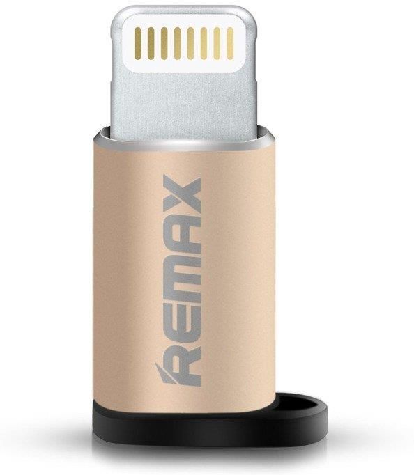 REMAX przejściówka adapter z micro USB na Lightning złota Złoty Opinie i ceny na Ceneo pl