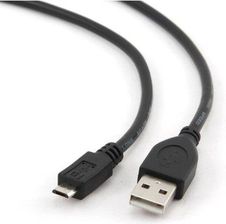 Zdjęcie GEMBIRD  KABEL MICRO USB2.0 AM-MBM5P/0.1M/CZARNY (CCPMUSB2AMBM01M) - Karczew