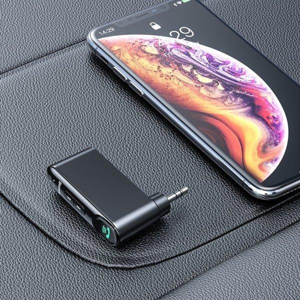 BASEUS KABEL USB QIYIN ODBIORNIK DŹWIĘKU BLUETOOTH AUDIO AUX MINI JACK DO SAMOCHODU CZARNY (WXQY-01) (6953156296152) - zdjęcie 7 BASEUS KABEL USB QIYIN ODBIORNIK DŹWIĘKU BLUETOOTH AUDIO AUX MINI JACK DO SAMOCHODU CZARNY (WXQY-01) (6953156296152)