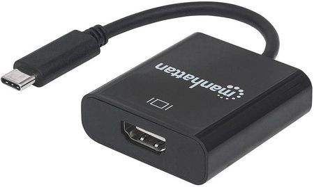 Manhattan Konwerter adapter USB-C 3.1 na HDMI M/F 1080p 4K czarny
