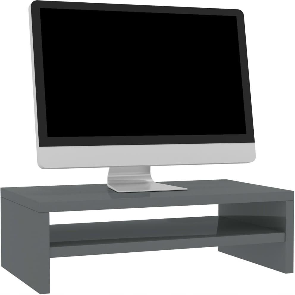 Podstawka pod monitor, wysoki połysk, szary, 42x24 Opinie i