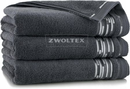 Ręcznik Zwoltex Grafik 70x140 grafit, gruby