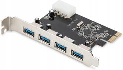 Zdjęcie Kontroler Usb Digitus PCIe, 4x Usb 3.0, VL805 - Krzepice