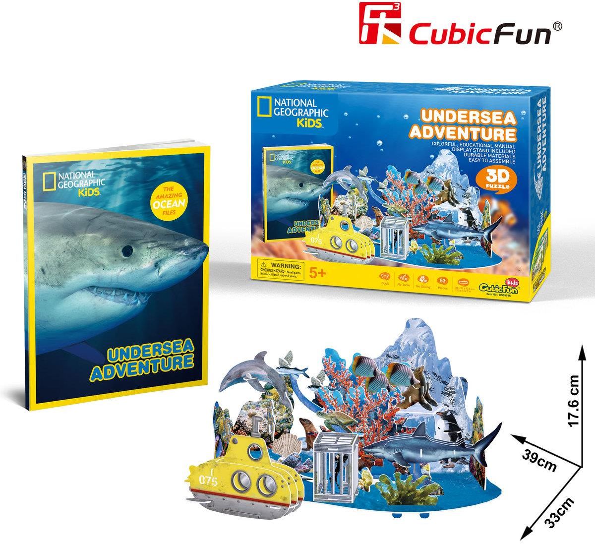 Cubic Fun National Geographic Puzzle 3D Podwodna Przygoda - Ceny i ...
