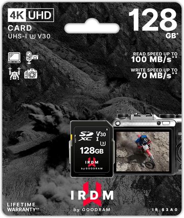 IRDM by GOODRAM 128GB CARD UHS I U3 (IR-S3A0-1280R12)
