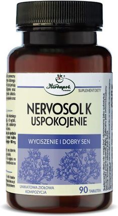 Tabletki Herbapol Kraków Nervosol K Uspokojenie 90 szt.