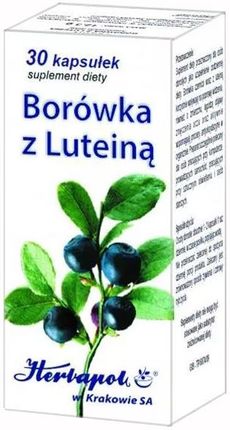 Herbapol Białystok Borówka Z Luteiną+ 90 kaps