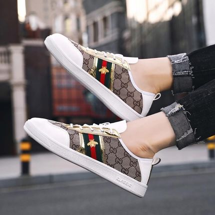 Męskie buty w kolorze brązowym w stylu Gucci r.41 - Ceny i opinie