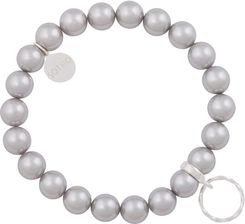 Sotho Srebrna Bransoletka Perły Swarovski Elements Ze Srebrną Karmą B0301