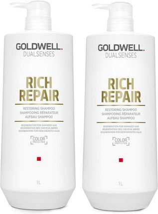 Goldwell Dualsenses Rich Repair Zestaw Szampon Regenerujący 2x1000ml