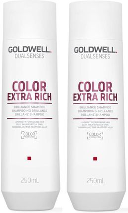 Goldwell Dualsenses Color Extra Rich Zestaw Szampon Do Włosów Farbowanych 2x250ml