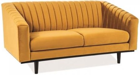 Signal Sofa Asprey 2 Velvet Curry Bluvel 68 Wenge