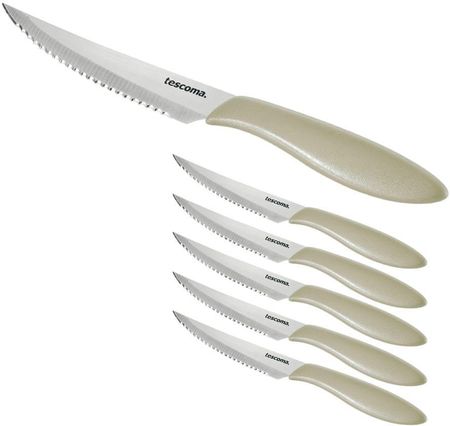 Tescoma noże do steków PRESTO 12 cm, 6 szt., beżowe 