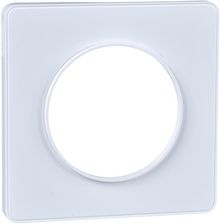 Schneider Odace Touch Ramka Pojedyncza Biała S52P802