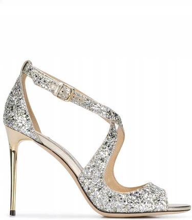 JIMMY CHOO シルバー サンダル 37 JIMMY CHOO シルバー サンダル 37 - メルカリ