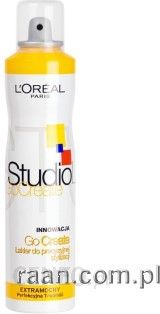 Kosmetyk do stylizacji włosów L'oreal Studio line Go Create lakier do  włosów 250 ml - Opinie i ceny na 