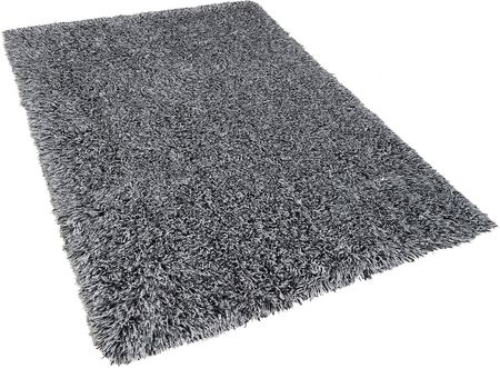 Beliani Puszysty dywan 200 x 300 cm czarno-biały poliestrowy chodnik shaggy Cide